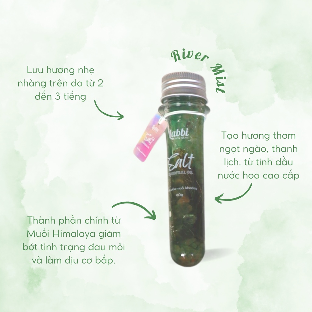 Tinh dầu muối khoáng dưỡng da ngâm bồn RIVER MIST [Labbi] Salt Essential Oil