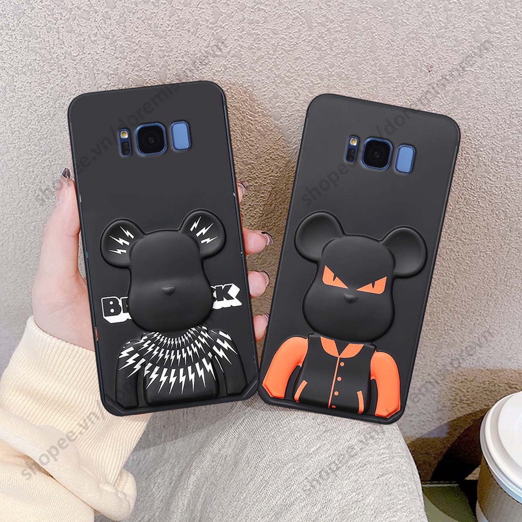 Ốp lưng Samsung S8 / S8 Plus / S8+ hình kaws, kith, bear brick nổi 3D phong cách độc đáo