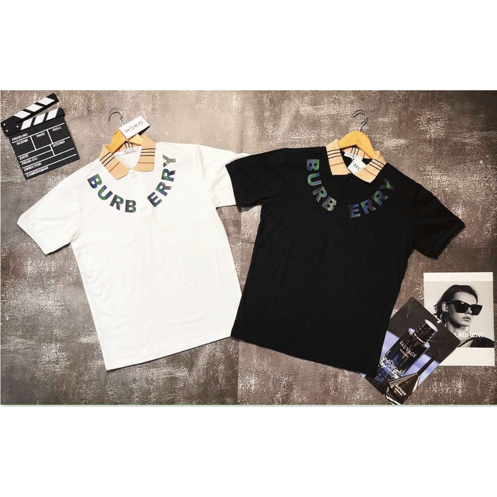 ÁO THUN NAM NỮ BUBBERRY CỰC ĐẸP , CỔ TRỤ SIÊU CHẤT , PHONG CÁCH MỚI HK