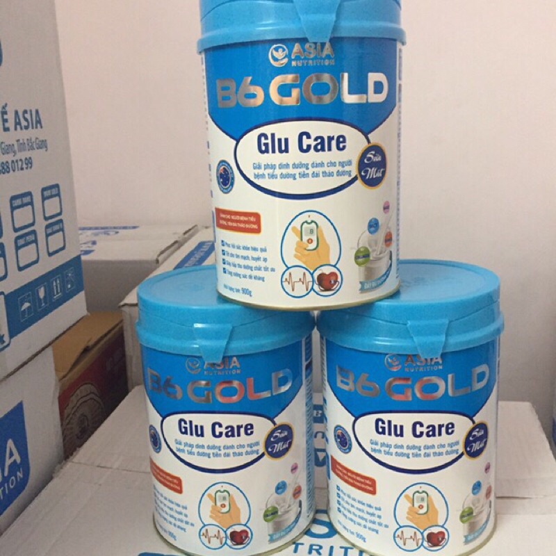 Sữa bột Glu Care - Sữa bột dành cho người tiểu đường,tiền đái tháo đường hộp 900g