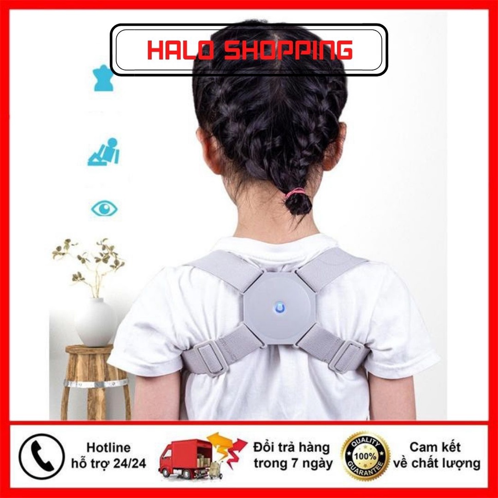 Đai Chống Gù Lưng Thông Minh Trẻ Em Báo Rung Nhật Bản