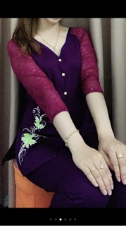 Bộ BÀ BA . Thiêu  đi LỄ CHÙA 160k