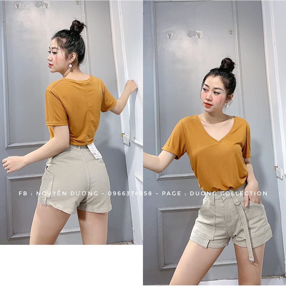 Áo Phông GIẤY CỔ TIM GÂN SAU Cực Chất Cho Nàng