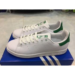 Giày Sneaker Stansmith gót xanh lá. 