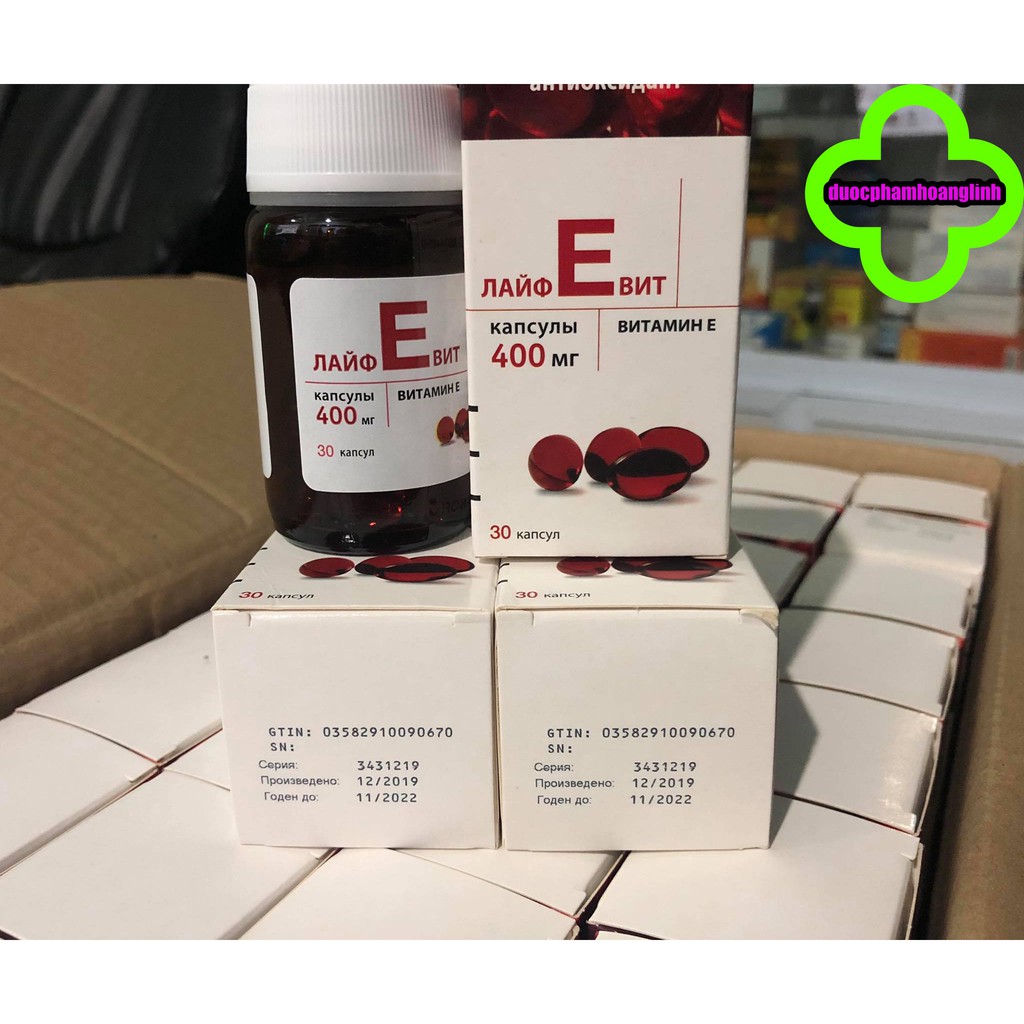 Vitamin E đỏ Nga 400mg zentiva lọ 30 viên | Thế Giới Skin Care