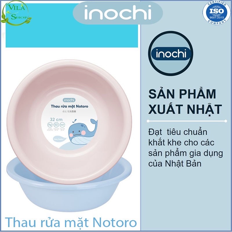 [ 2 Size ] Thau Rửa Mặt, Chậu Rửa Mặt Notoro Inochi Nhựa Cao Cấp, Chắc Chắn, Sang Trọng An Toàn Cho Sức Khỏe