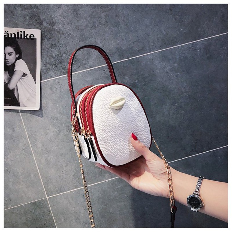 Túi Đeo Vai Mini Bằng Da Mềm Thiết Kế Đơn Giản