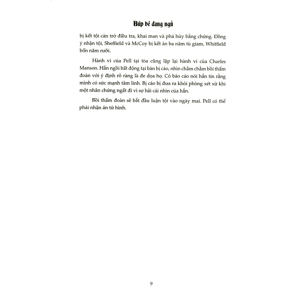 Sách - Búp bê đang ngủ