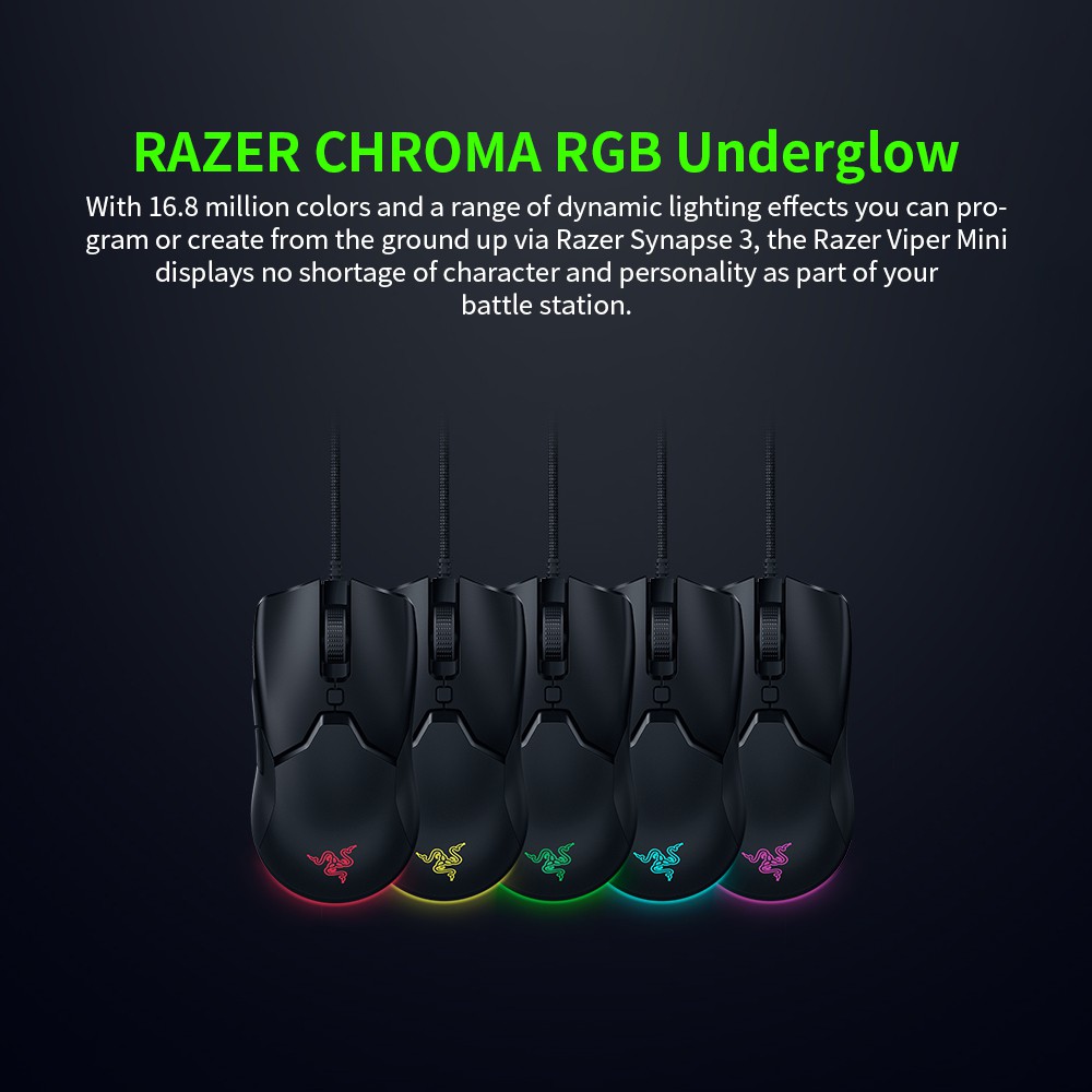 Chuột Gaming Razer Viper Mini - Mới 100% (Bạn có thể kiểm tra trên trang web chính thức của razer)