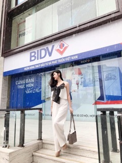 Jumsuit quây nơ
