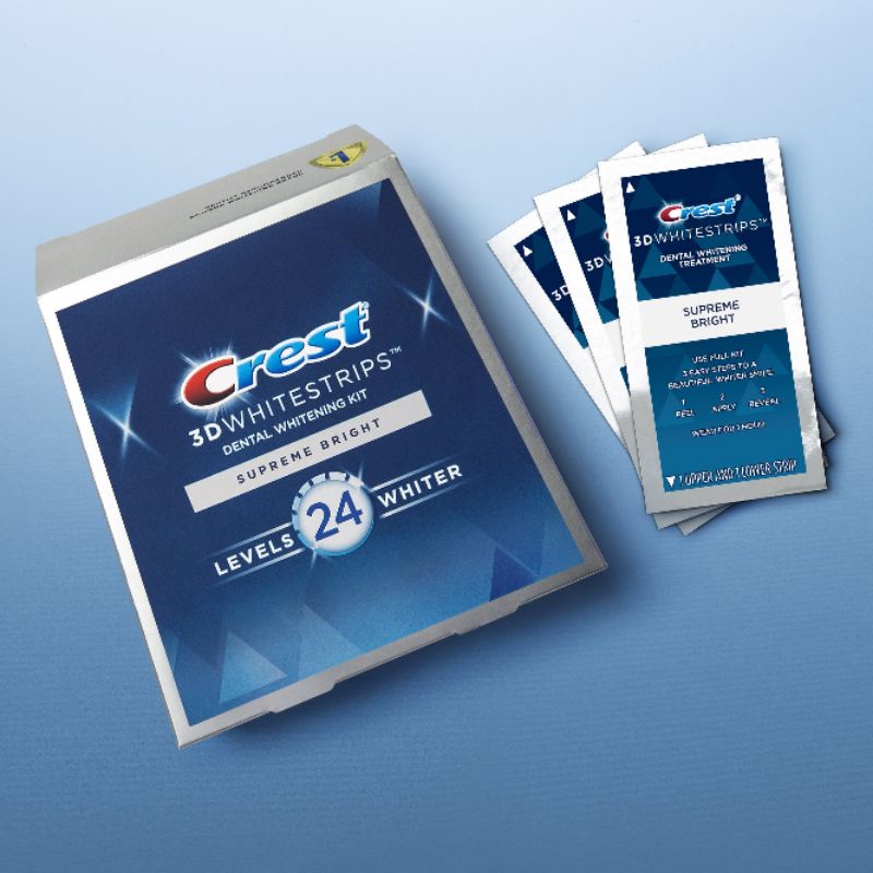 Miếng dán trắng răng CREST 3D WHITESTRIPS Professional Effect/ Briliance White