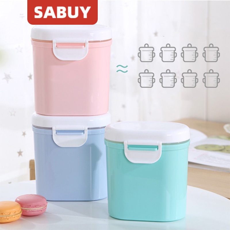 SABUY Hộp Đựng Sữa Bột/Thực Phẩm Hút Chân Không 200g 400g