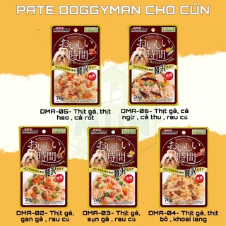 Pate cho chó bổ sung rau củ cho chó doggyman 70g