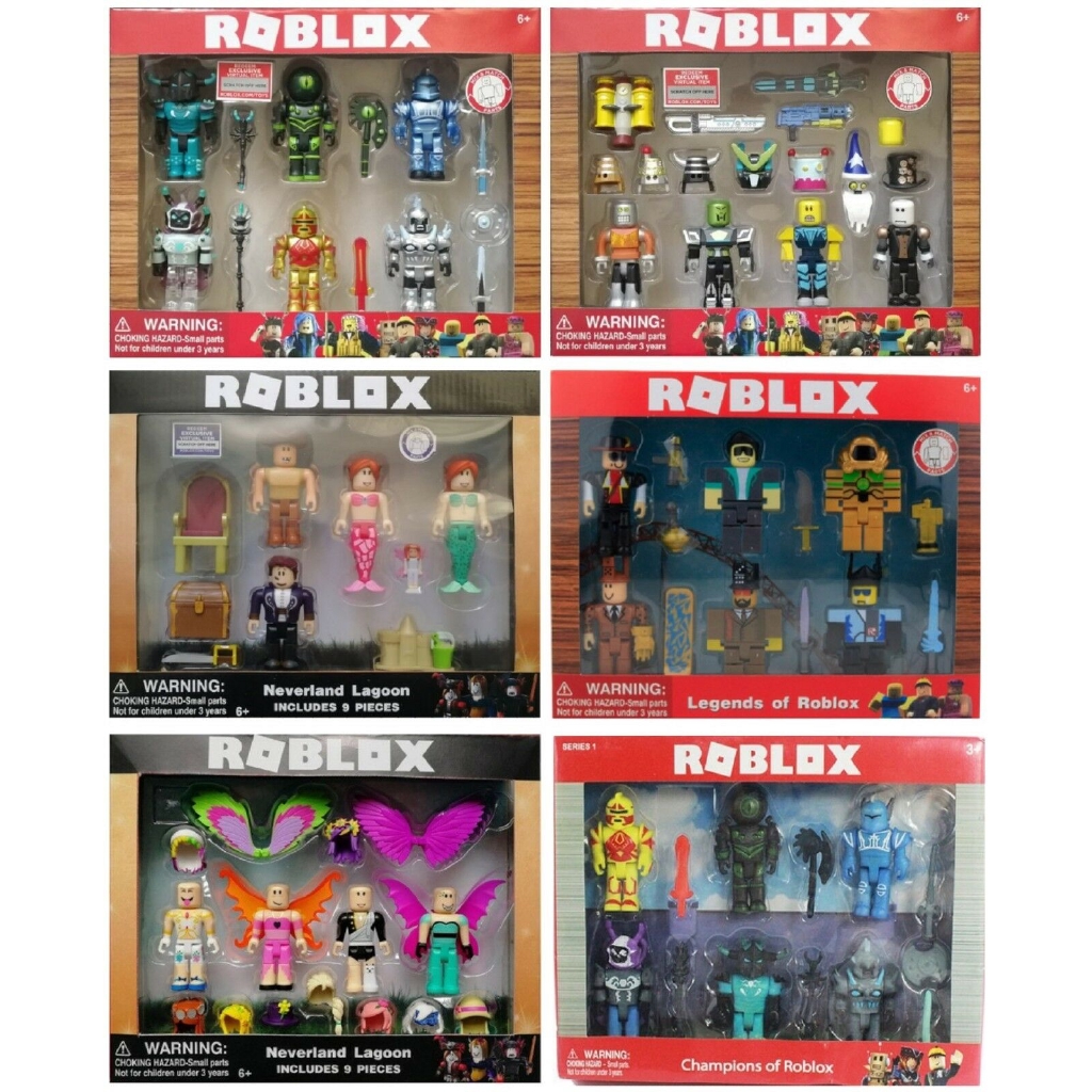 Bộ tượng mô hình nhân vật roblox phong cách chibi