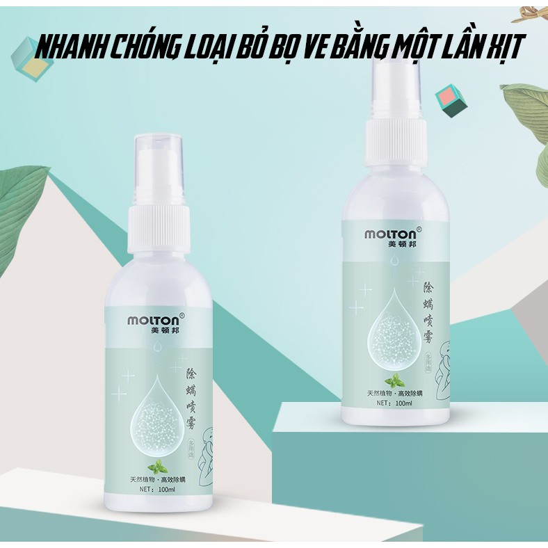 [Kèm Quà Tặng] Dung Dịch Xịt Diệt Côn Trùng, Vi Khuẩn, Bọ Ve Trong Nhà Và Thú Nuôi Molton 100ml BEESIR