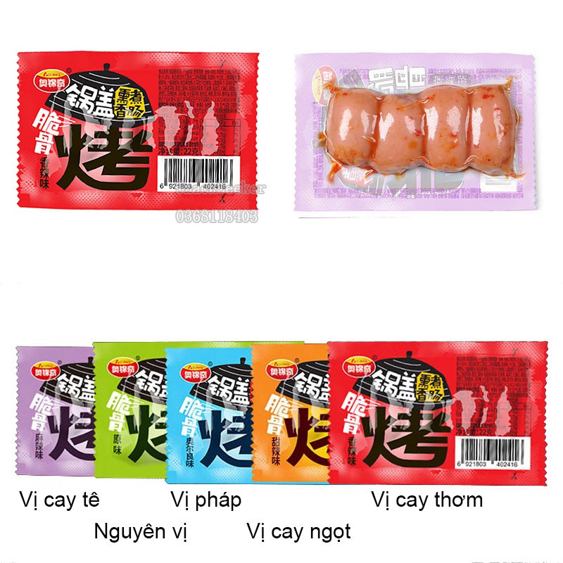 XÚC XÍCH GÀ SƯỜN NON ĐÀI LOAN SIÊU NGON -SNACK SEEKER - ĐỒ ĂN VẶT - XÚC XÍCH GÀ SƯỜN HEO 😋 | BigBuy360 - bigbuy360.vn