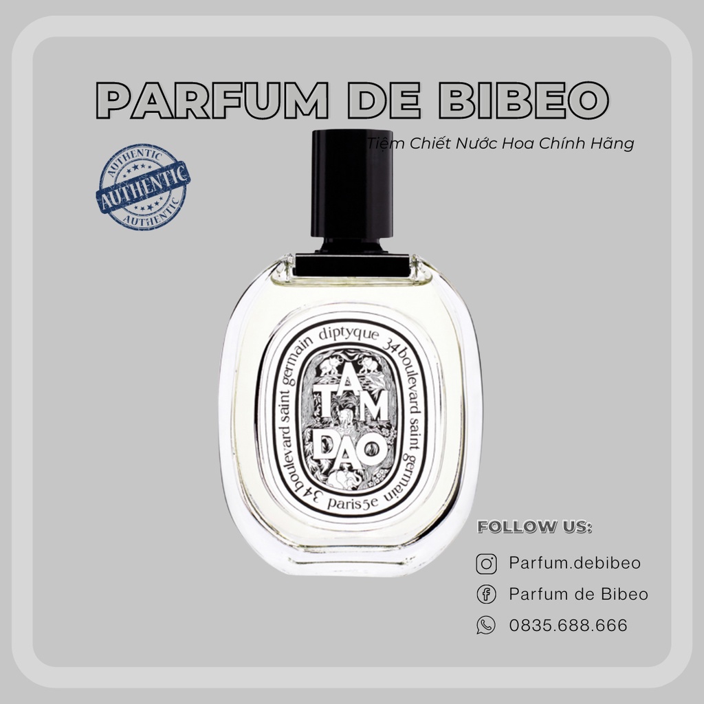 Parfum de Bibeo-Nước hoa thử Tam Dao EDT