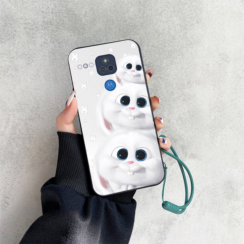 Ốp Điện Thoại In Hoạt Hình Pikachu Kèm Dây Đeo Cho Motorola Moto G Play 2021