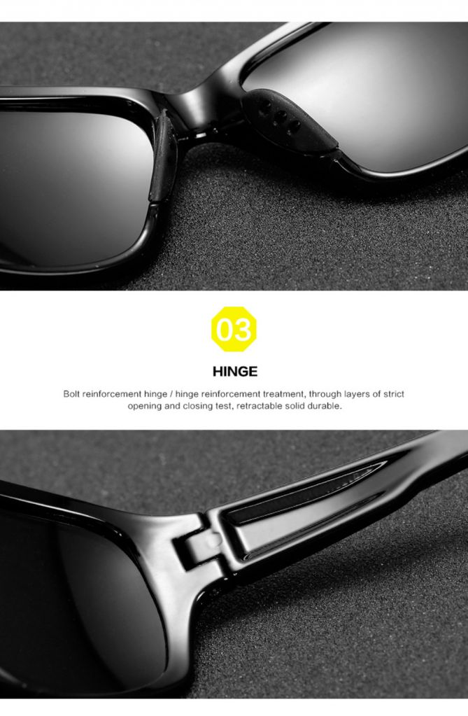 #Ready Stock# Outdoor polarized glasses, sports cycling sunglasses, color film polarized fashion sunglasses ZARAN