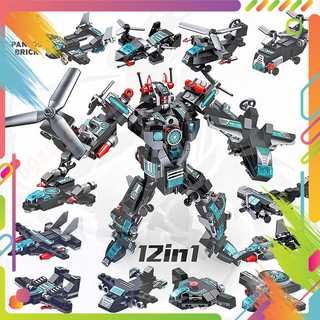 Lego Panlos 633013 Lắp Ráp Robot Tiên Phong 12 in 1 ( 577 Mảnh )( Hàng có sẵn )