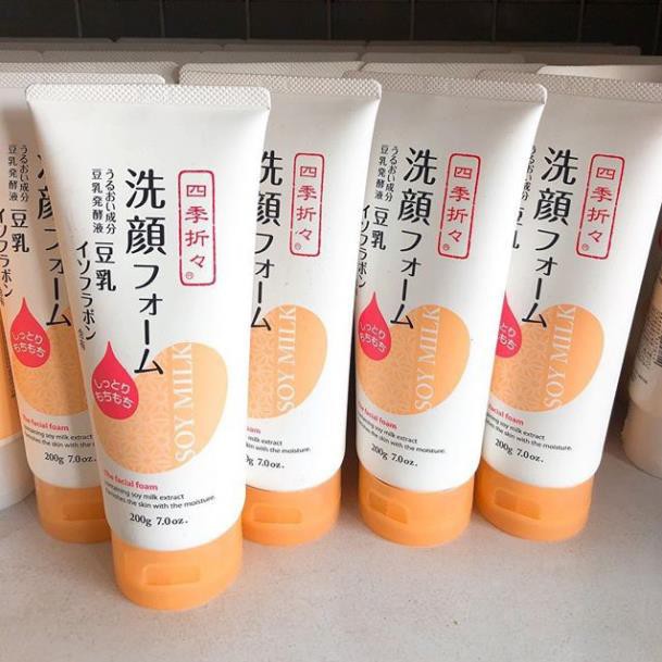 SỮA RỬA MẶT ĐẬU NÀNH SOY MILK 200G - HÀNG NHẬT NỘI ĐỊA