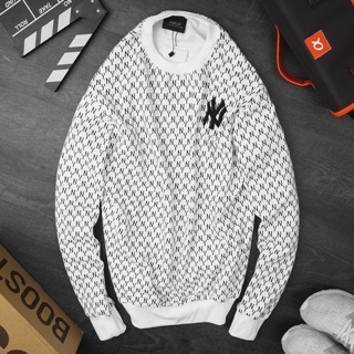 Áo N-Y Front Monogram Sweater xuất