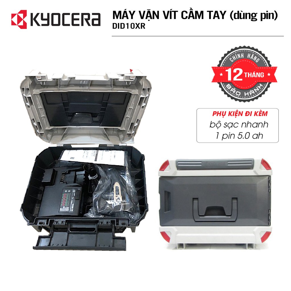 Máy bắn, bắt, vặn vít cầm tay RYOBI (KYOCERA)- DID10XR