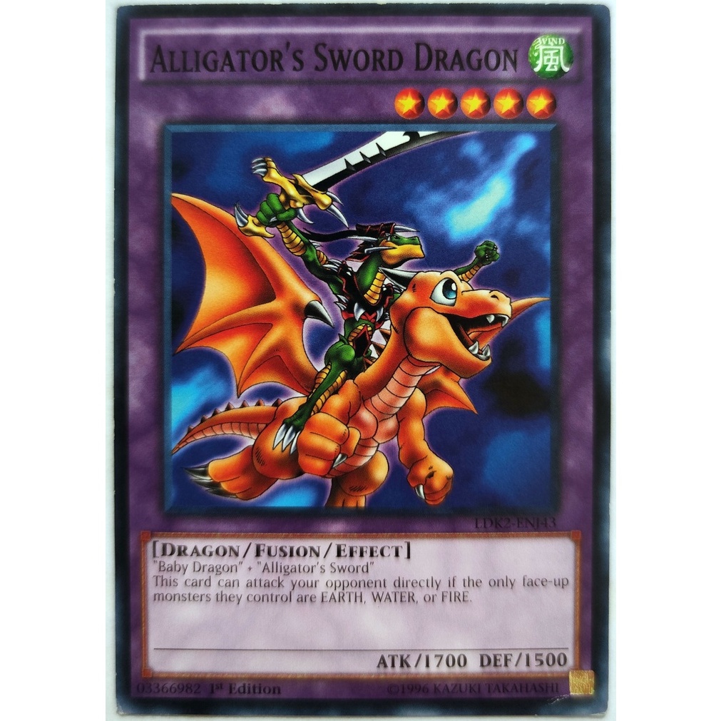 [Thẻ Yugioh] Alligator's Sword Dragon |EN| Common