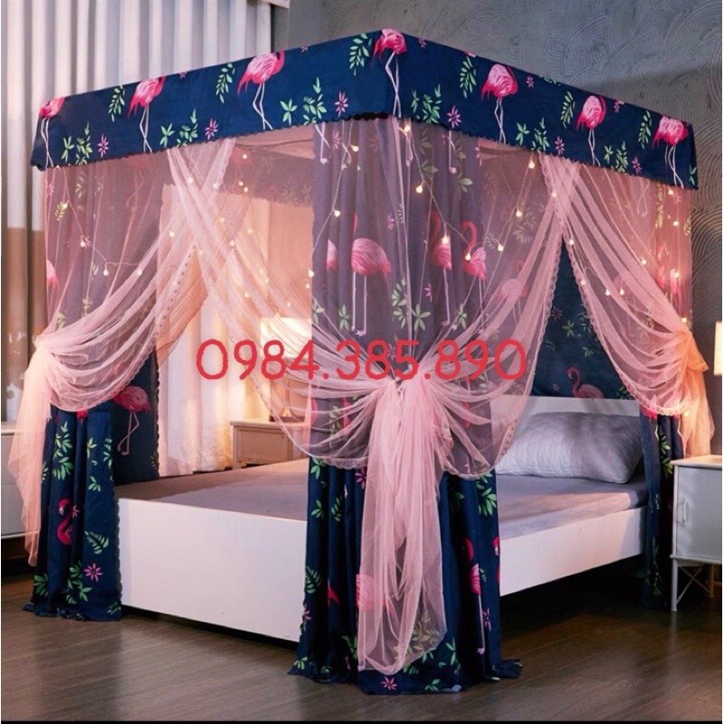 Màn khung inox không khoan tường kèm rèm