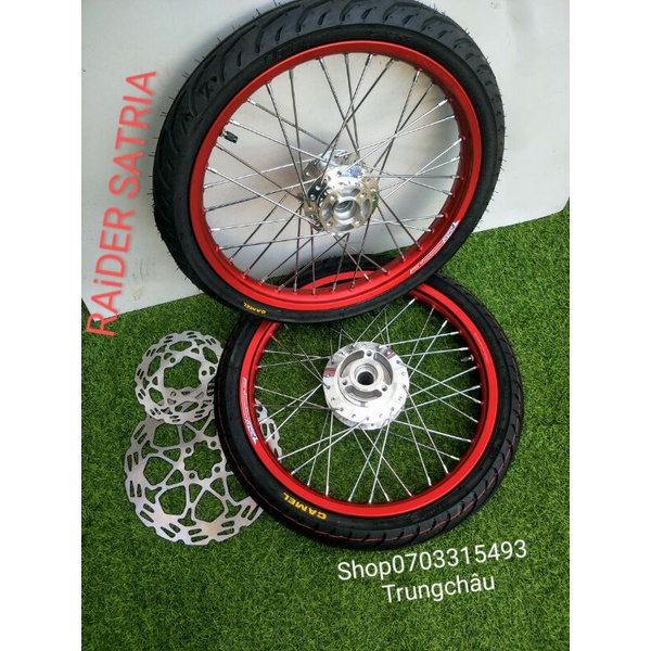BÁNH CĂM RAIDER SATRIA NIỀN YOKO 1.4 1.6  FULL VỎ CAMEL  60 .70 GẮN NHƯ RIN