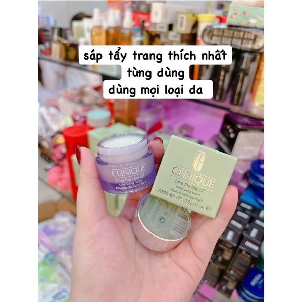 Sáp tẩy trang mềm mịn Clinique 15ml