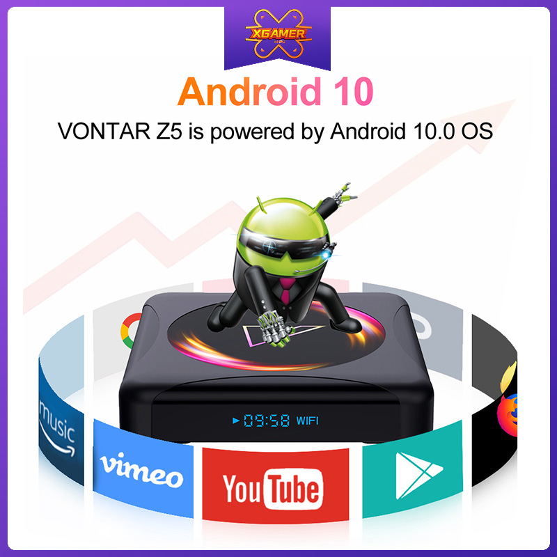 Đầu Tv Box Android 10 4g 64gb Rockchip Rk3318 Hỗ Trợ 1080p 4k Google Play