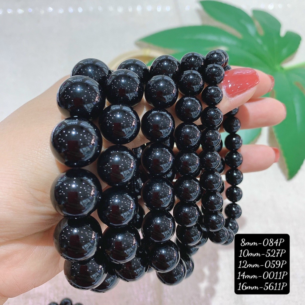 Vòng Tay TA Đen Đủ Size Vừa Cập Bến 8-16mm