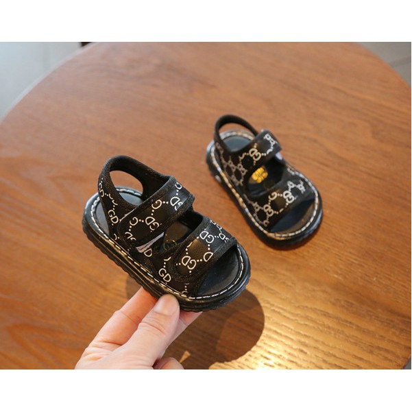 Dép sandal tập đi siêu nhẹ phong cách cho bé trai bé gái Đế mềm_chống trượt_ chống vấp_Quai dán tiện lợi 0-2 tuổi