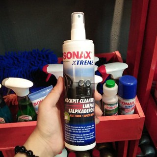 Bảo dưỡng taplo nhựa và gỗ trong xe - Sonax xtreme cockpit cleaner matt effect 300ml chamsocxe