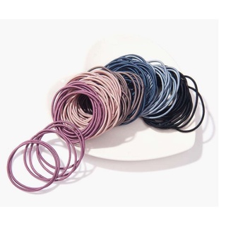 Set 100 Dây Chun Buộc Tóc - Có túi zip