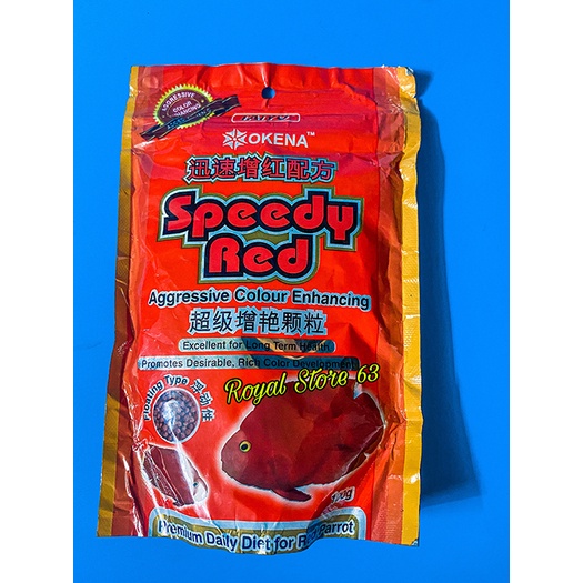 Speedy Red Taiyo Okena (100gram) thức ăn chuyên cho cá hồng két