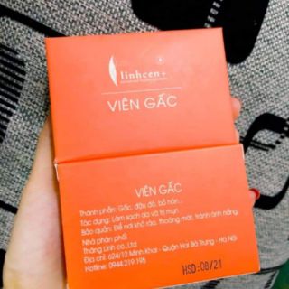 Viên rửa mặt Gấc Tảo
