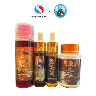 Combo Tinh mùi câu chép 3 Sa Phạm mới siêu nhạy : Dụ Chép Lục Hương + Tinh sữa Pudding + Tinh chất khoai lang + Sữa non