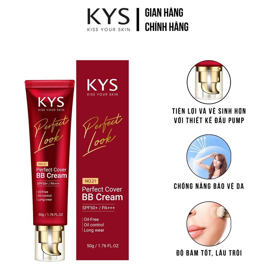 Kem Nền BB Cream Che Khuyết Điểm KYS chocolate 3in1 SPF50/PA+++ 50g | BigBuy360 - bigbuy360.vn