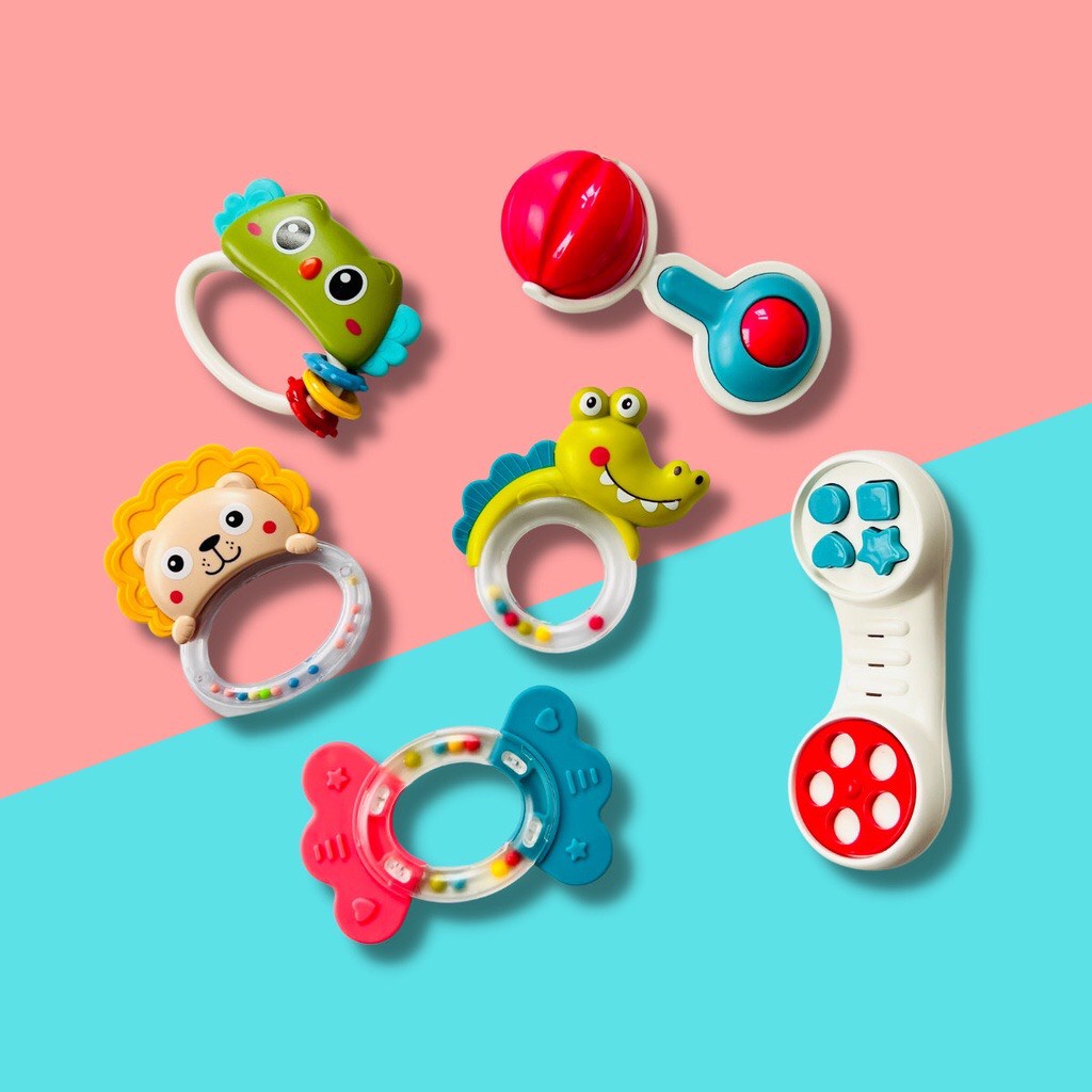 XÚC XẮC ĐỘNG VẬT 10114 UMOO đồ chơi cho bé 8 MÓN-10114