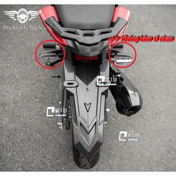 [Sale Khủng] - 3973 Dè Sau Exciter 2021, Exciter 155cc Carbon Malaysia (Không Kèm Xi Nhan)