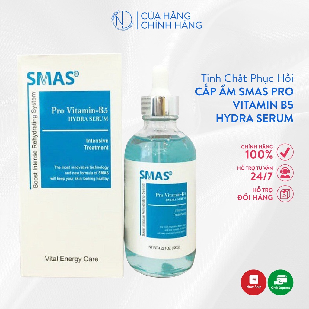 Serum Smas Pro Vitamin B5, serum cấp ẩm phục hồi da