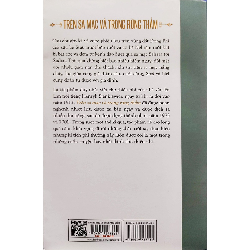 Tiểu thuyết - Trên sa mạc và trong rừng thẳm - Đông A books