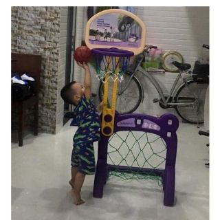 bộ khung bóng rổ, bóng đá 2in1 hkm của pediasure