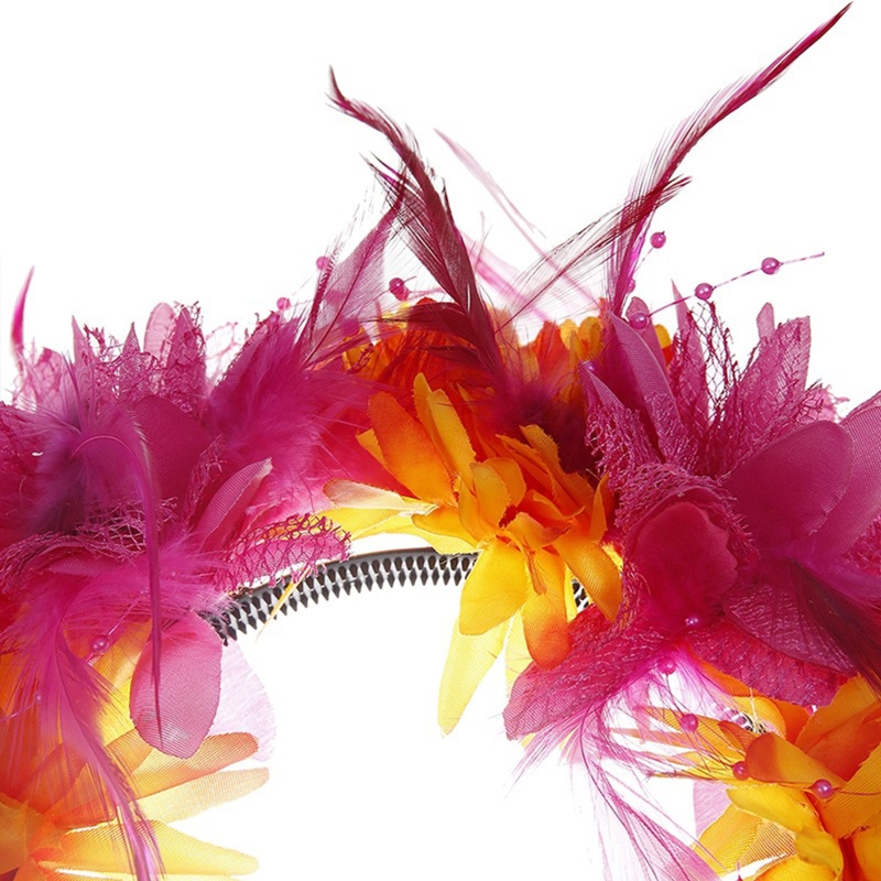 Băng Đô Cài Tóc Đính Hoa Phong Cách Lolita Thời Trang Cho Nữ