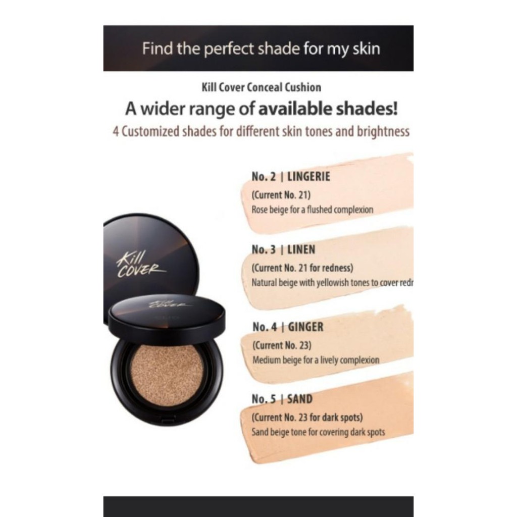 [Sét 2 lõi] Phấn nước CLIO Kill Cover Fixer Cushion Spf50+ Pa+++ | BigBuy360 - bigbuy360.vn