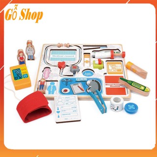 Bộ mô hình đồ chơi bác sỹ khám bệnh [HÀNG ĐẸP, AN TOÀN] trò chơi nhập vai