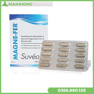 [Chính Hãng] Suveal Magne-Fer giúp Bổ sung sắt và magne cho bà bầu trước và sau sinh.