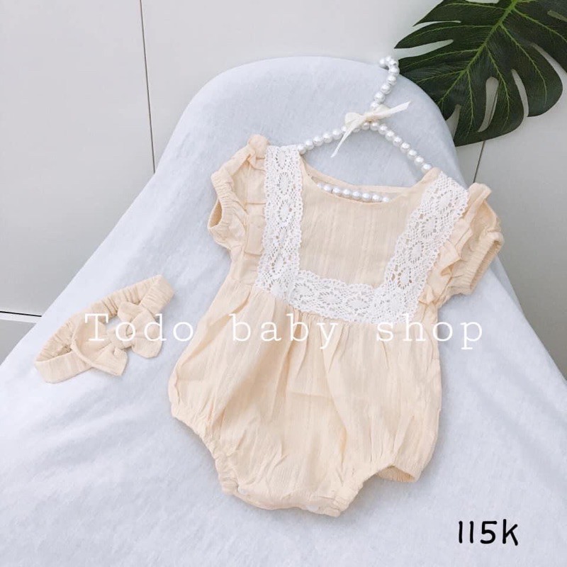 FREESHIP - CLIP THẬT !! - Bodysuit cho bé gái siêu cưng